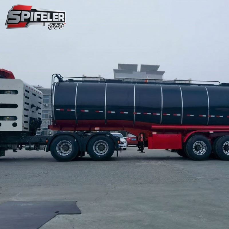 Паўпрычэп для перавозкі асфальту