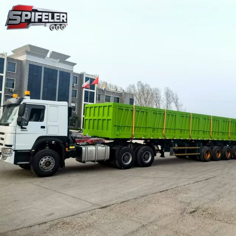 Heavy Duty Side Tipper Trailer factory